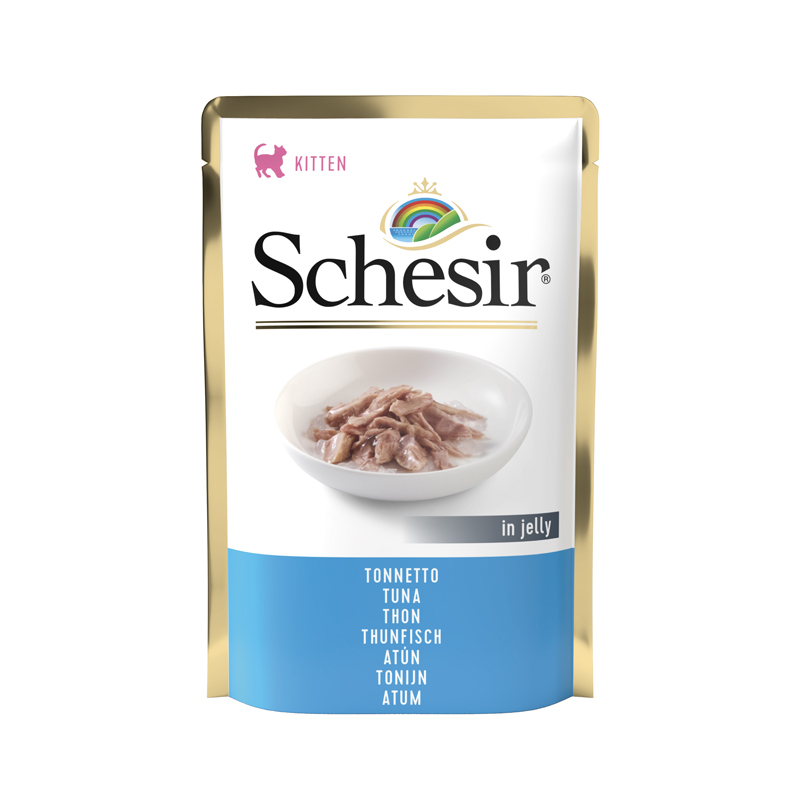 Schesir Nassfutter Schesir Kitten Thunfisch 20x85 g