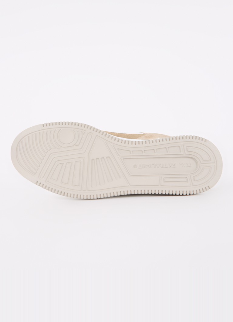 Nubikk Basket Court skinnsneaker med semsket skinndetaljer