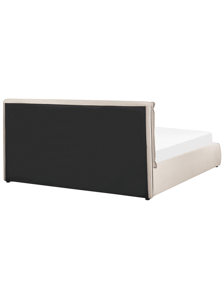 Beliani Doppelbett BAJONNA in Beige - (W) 204 x (H) 102 x (L) 235 cm günstig kaufen onesize