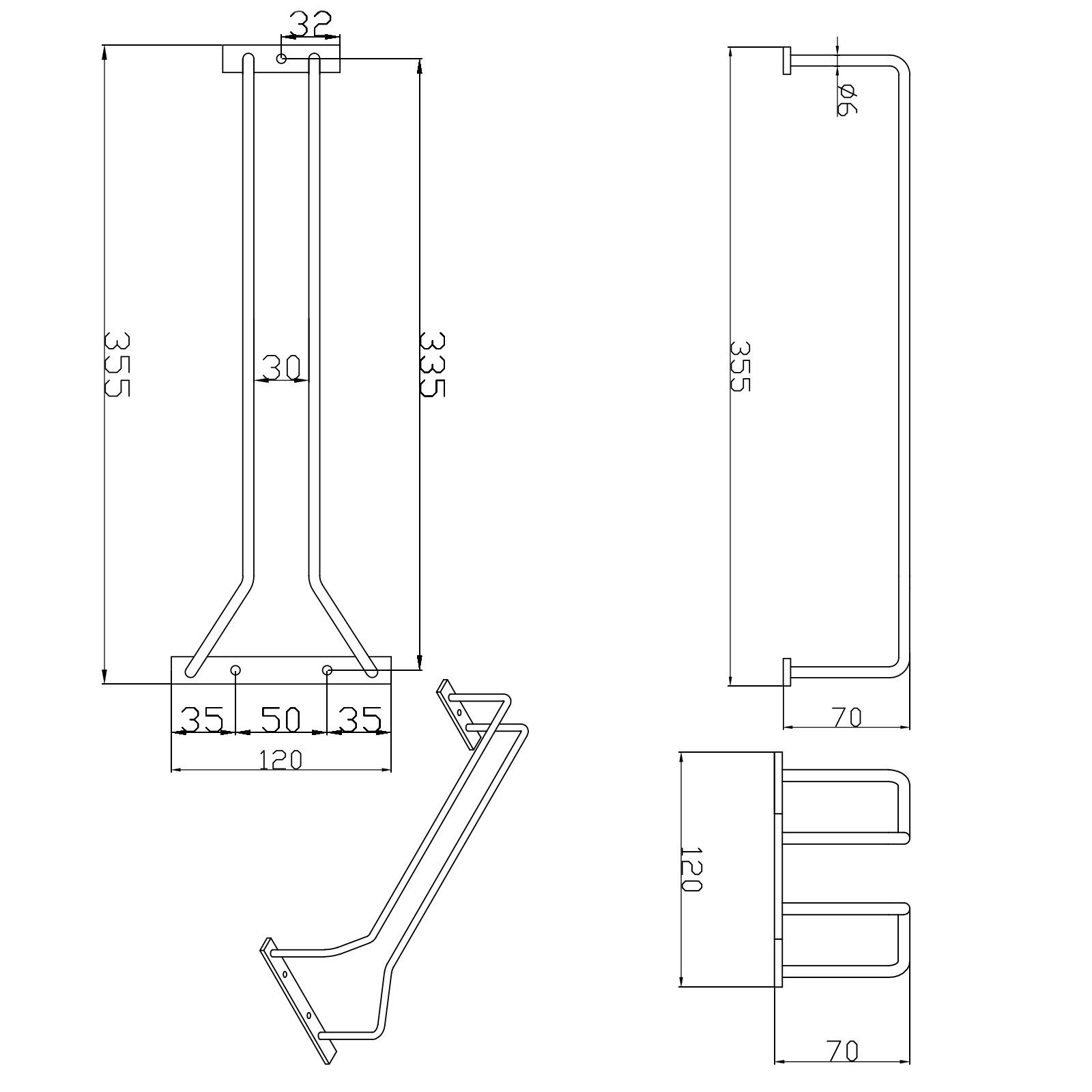 SO-TECH® Gläserhalter Gläserhalter schwarz / Chrom poliert - verschiedene Ausführungen