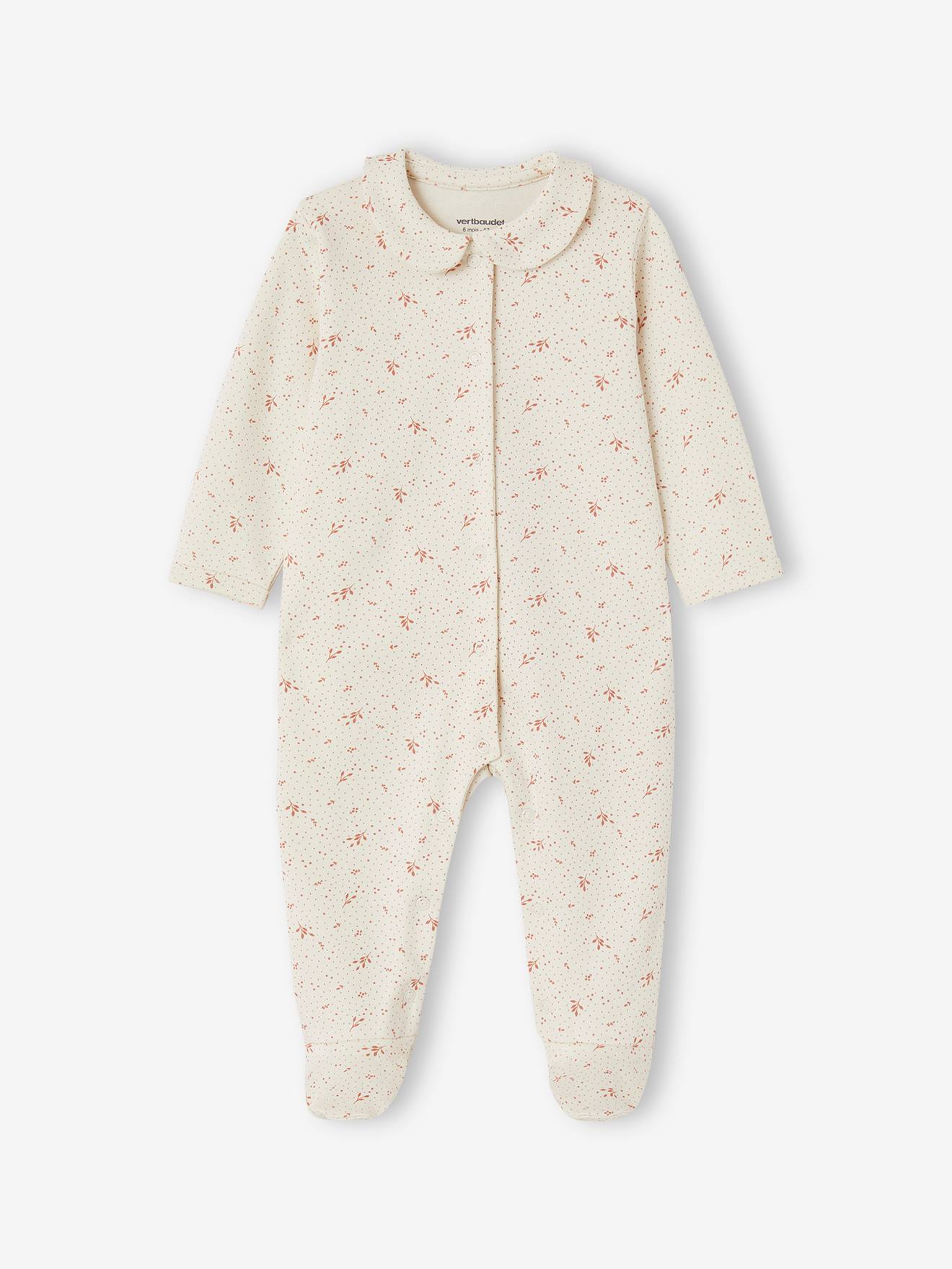 Vertbaudet 2er-Pack Baby Jersey-Strampler Oeko-Tex - altrosa