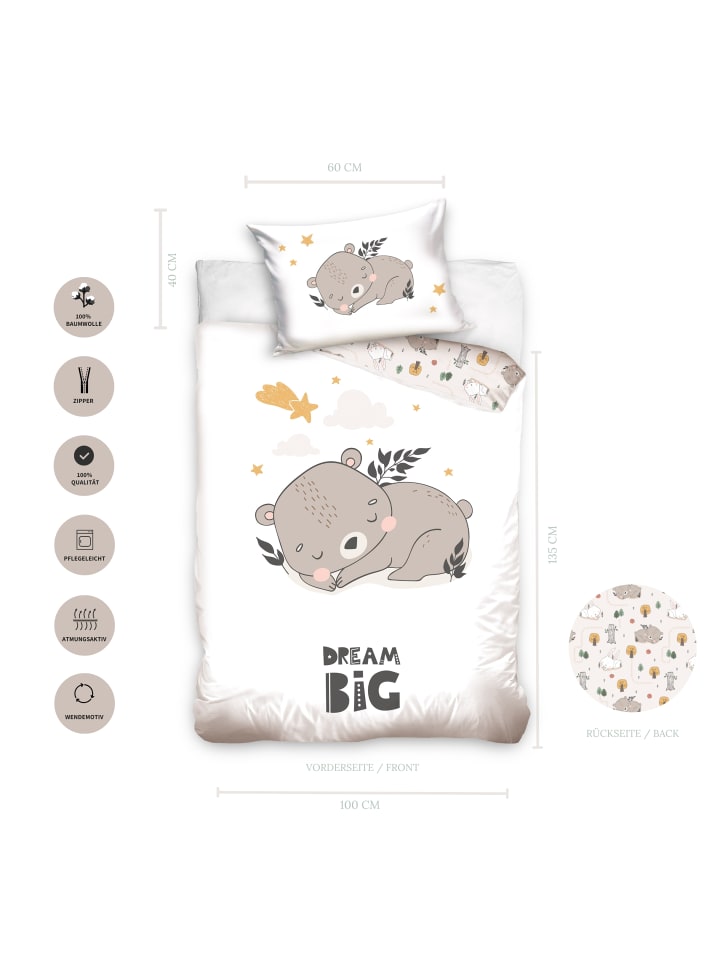 termana Traum&Trend Baby Bettwäsche-Set 