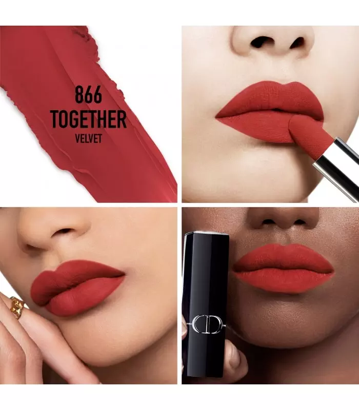 ROUGE DIOR NEW VELVET Rouge à lèvres confort et longue tenue