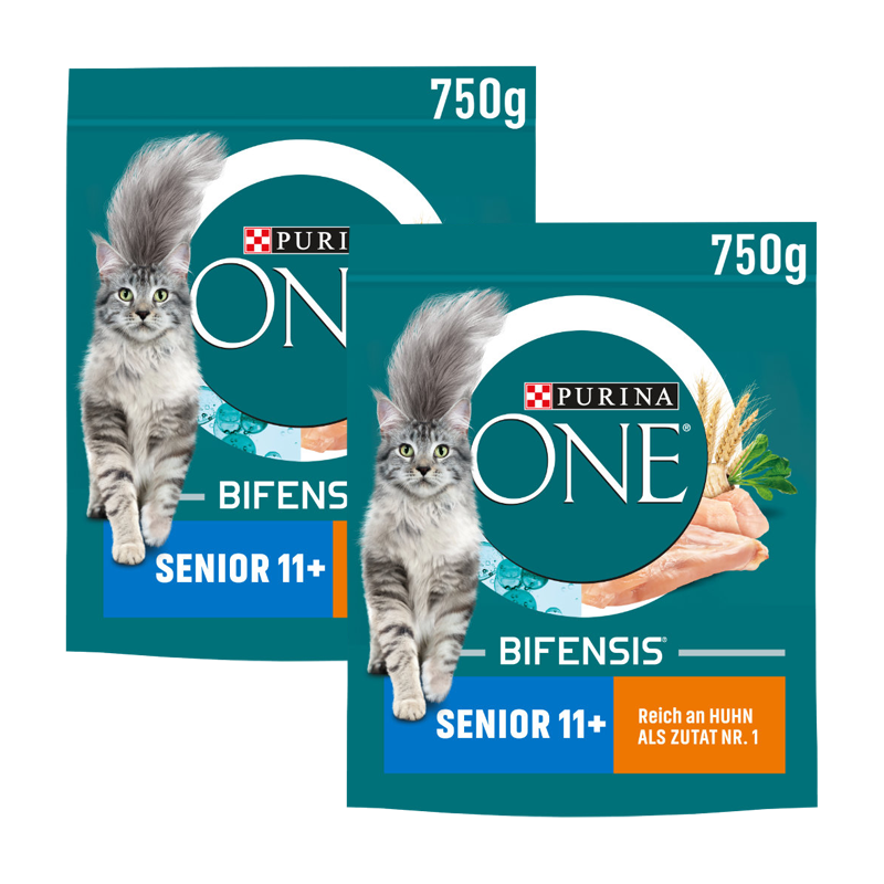 Purina ONE Trockenfutter Purina ONE BIFENSIS Senior 11+ 2x750 g