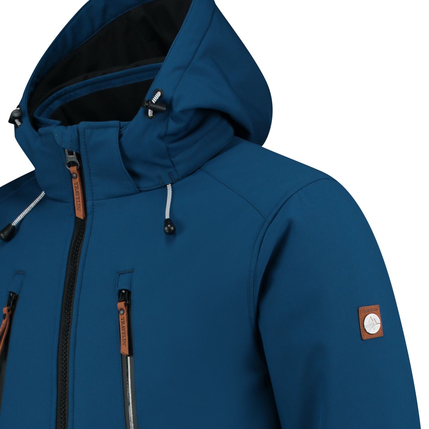 Travelin' Soren Blue Herren Softshell Jacke