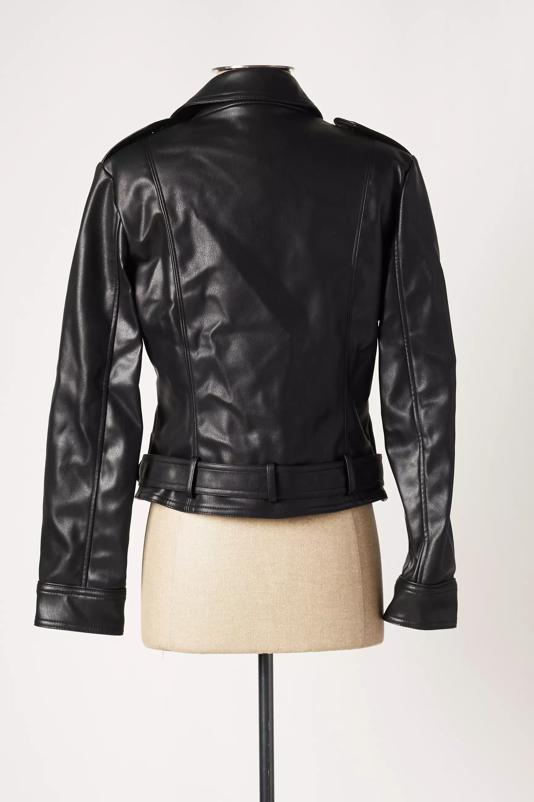 Sisley Vestesimilicuir Femme couleur noir