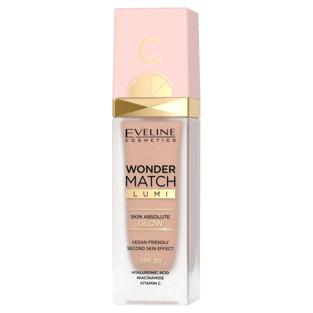 Eveline Wonder Match Lumi Illumination Foundation SPF20 20 Nude Warm