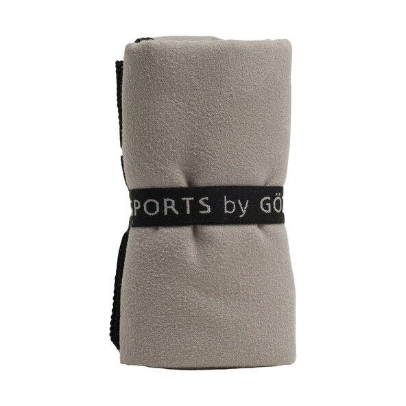 Sporthandtuch, 2er Set, 50 x 100 cm, taupe