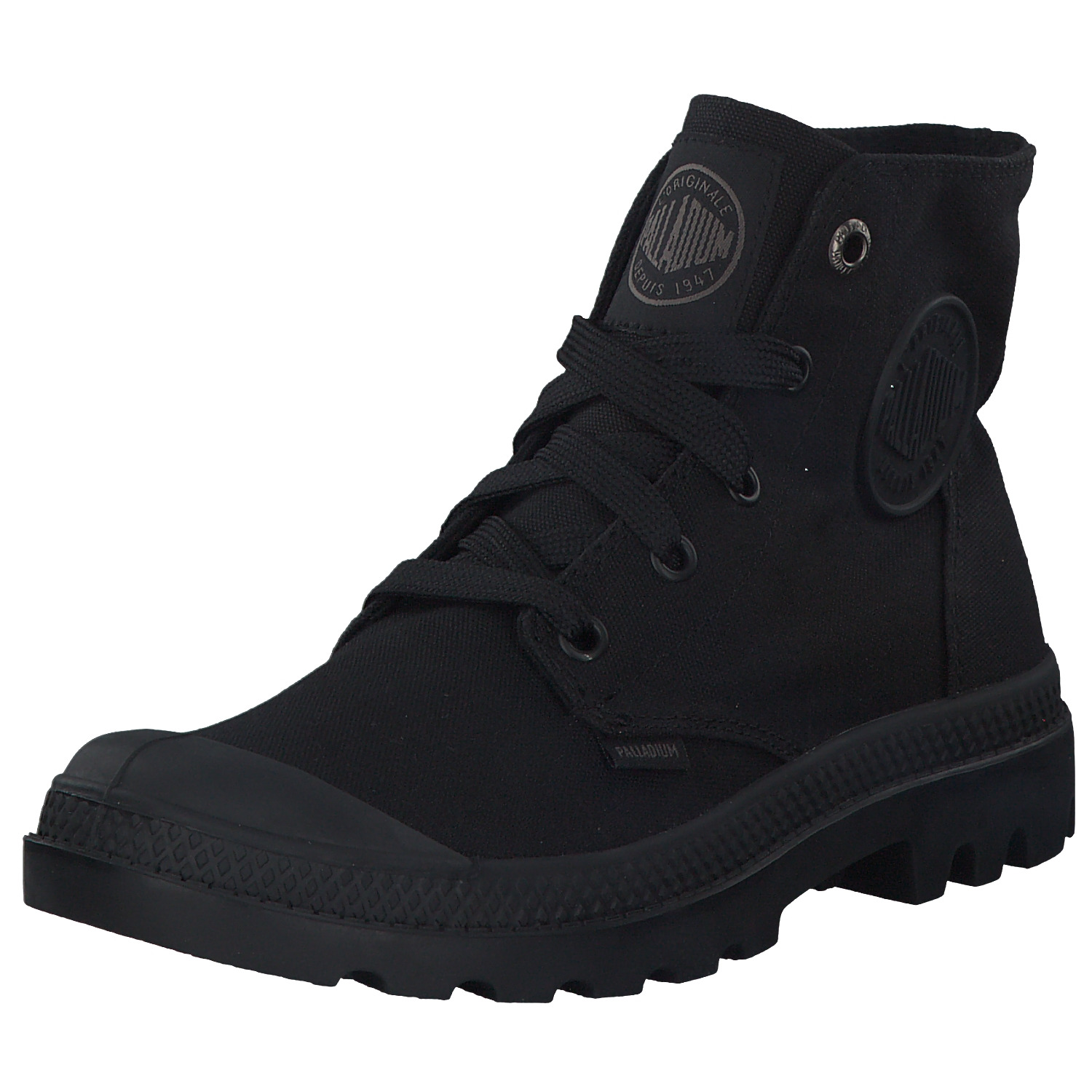 Palladium 73089, Schnürstiefeletten, BLACK