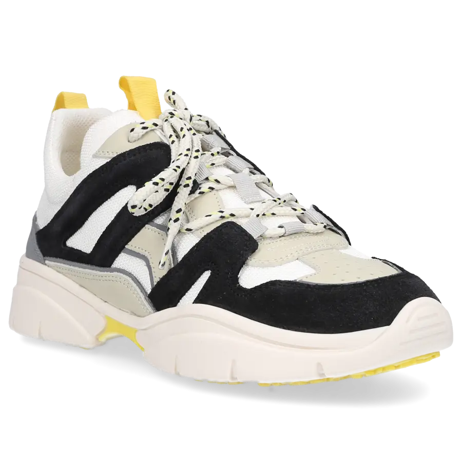 Isabel Marant - Sneaker low KINDSAY Materialmix - schwarz