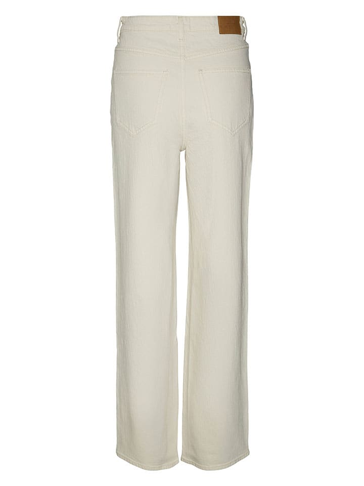 Vero Moda Jeans - Regular Fit - in Creme günstig kaufen