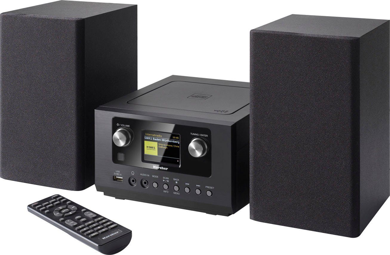 Karcher MC 6490DI Stereoanlage (Digitalradio (DAB), FM-Tuner mit RDS, Internetradio, UKW mit RDS, 10 W)