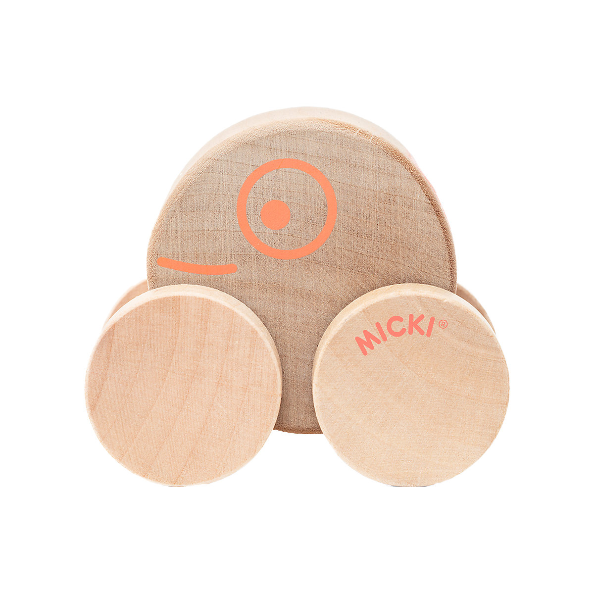 Mini Holz-Auto, rund