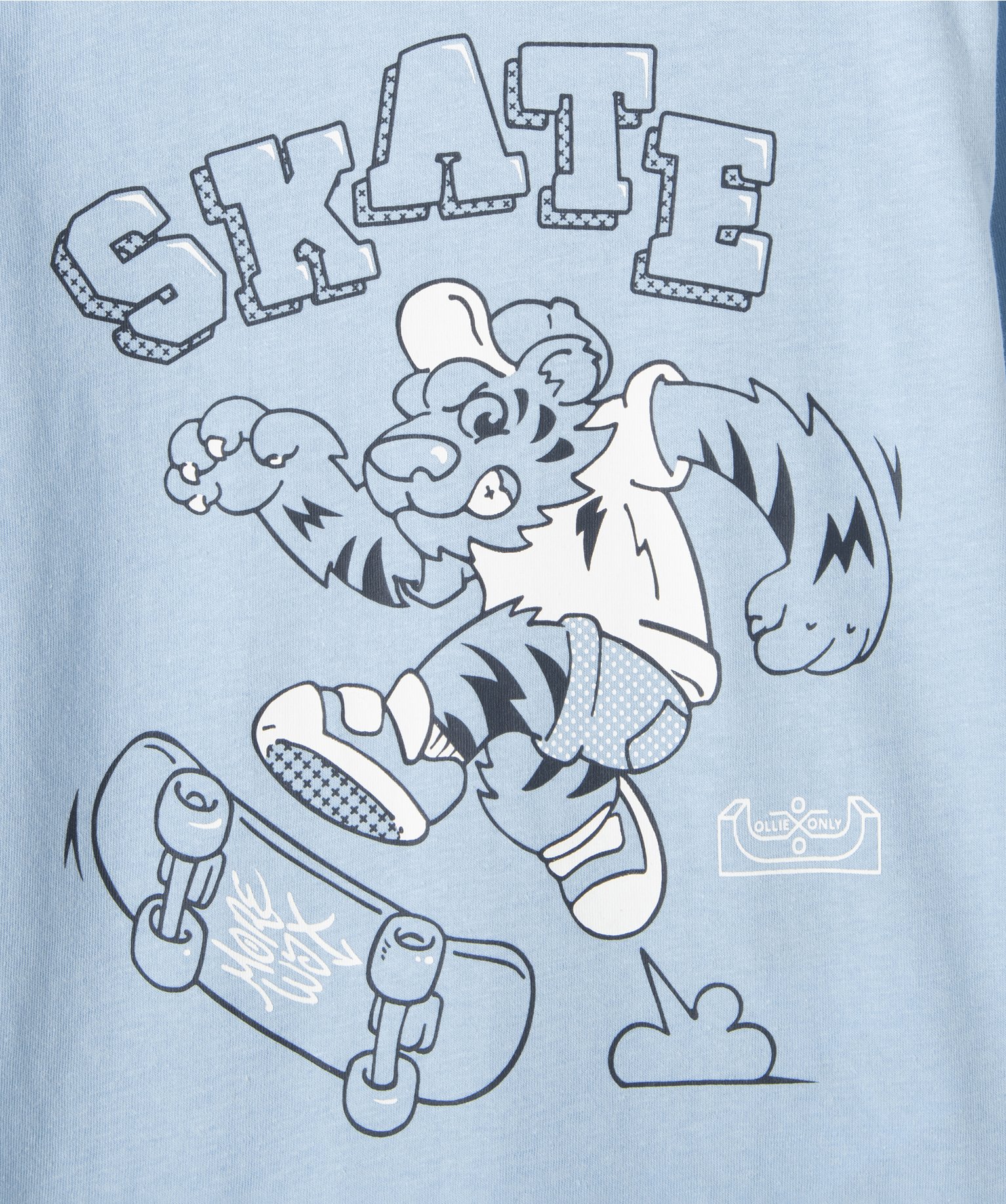 Tee-shirt Garçon à manches longues avec motif bleu | GEMO