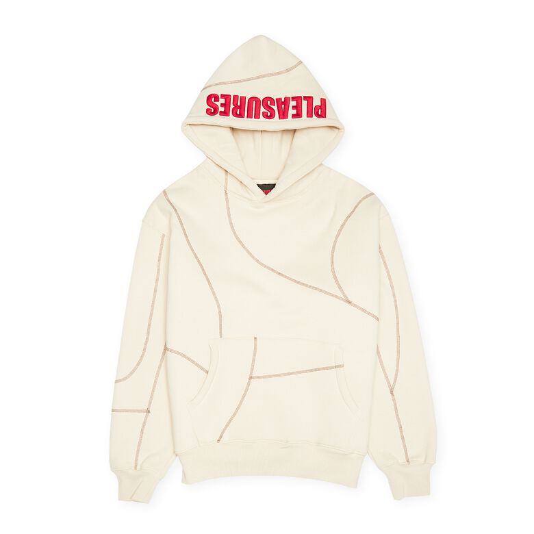 Pleasures Vein Hoodie tan