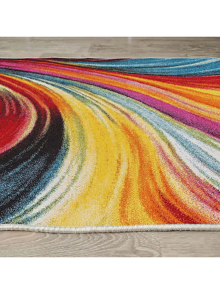 Mioli Kurzflor-Teppich in Bunt günstig kaufen