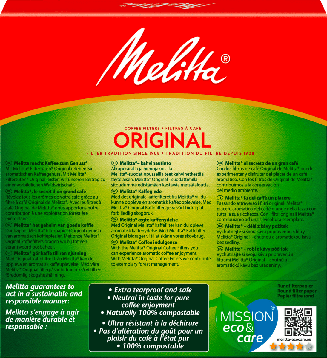 Kaffee-Rundfilter Original 1 naturbraun, 100 St