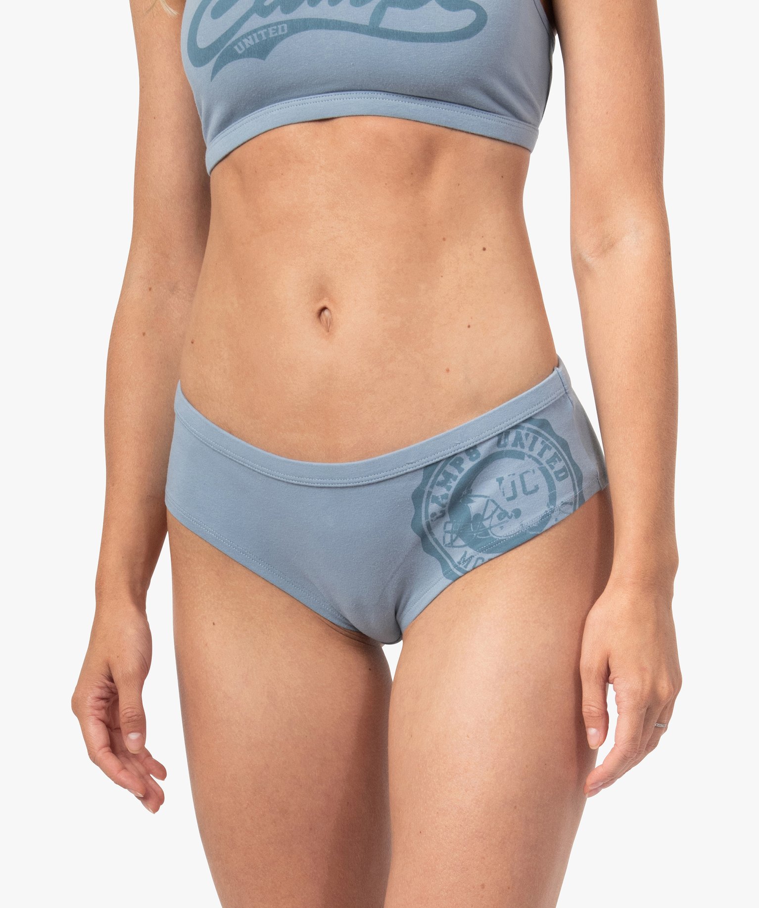 Shorty femme en coton stretch - Camps United bleu | GEMO