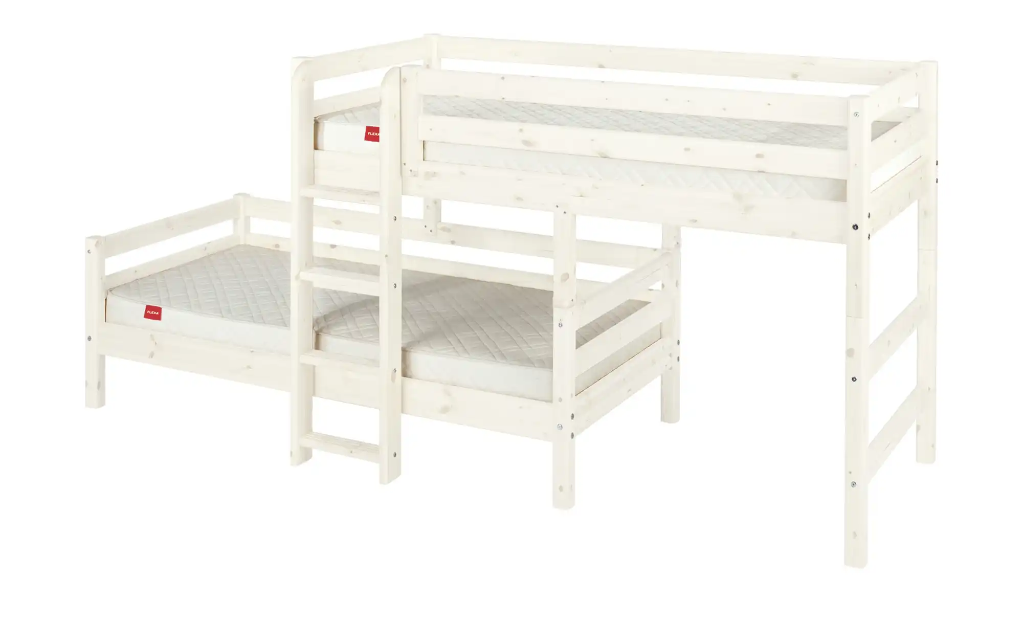 FLEXA Mittelhohes Kombibett mit Leiter Flexa Classic