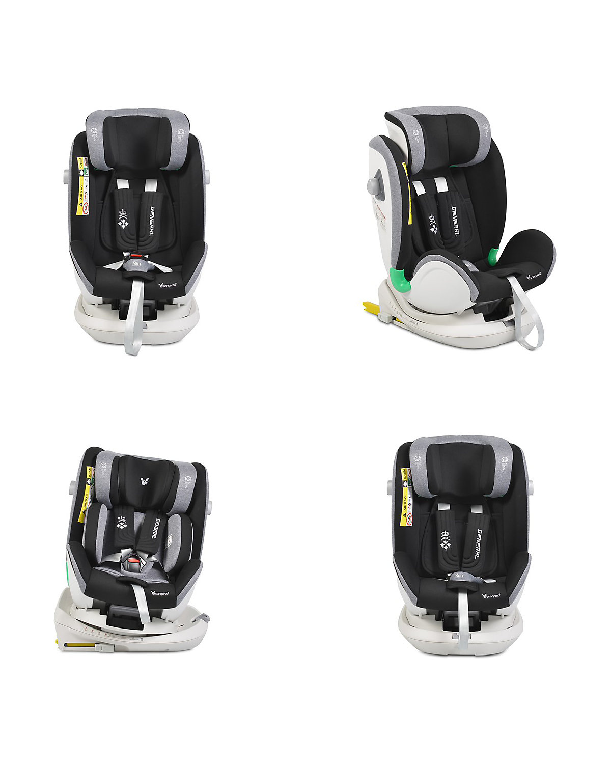 Kindersitz General Gruppe 0+/1/2/3 (0-36) kg Isofix Kindersitze
