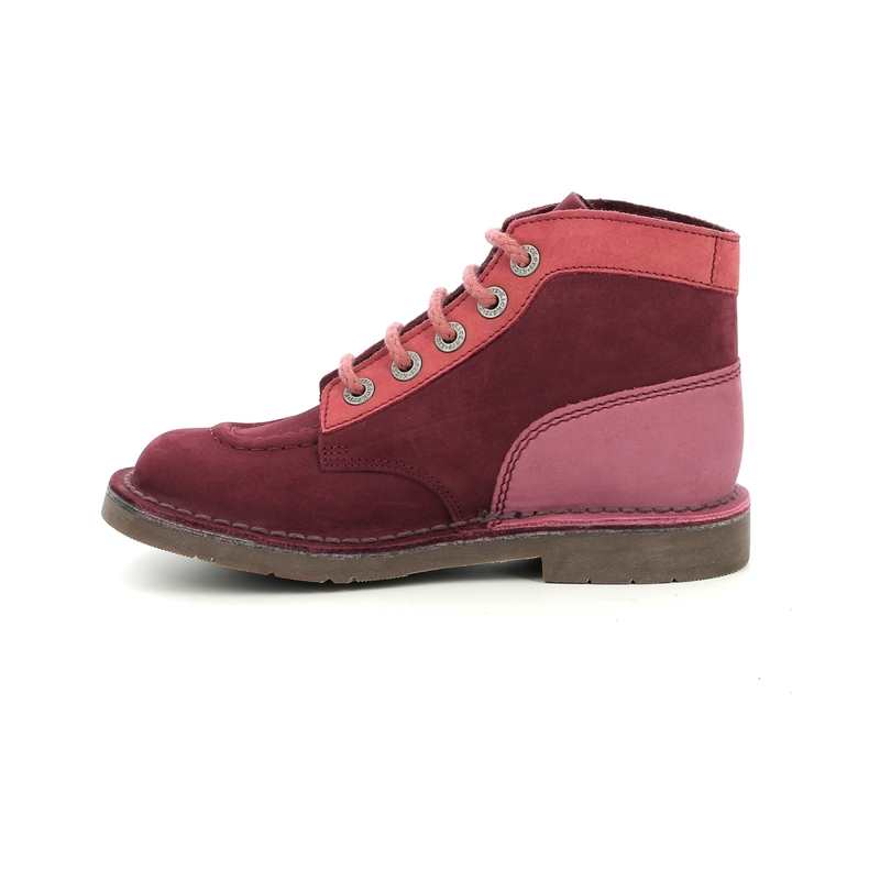 Bottillons cuir Kick Col