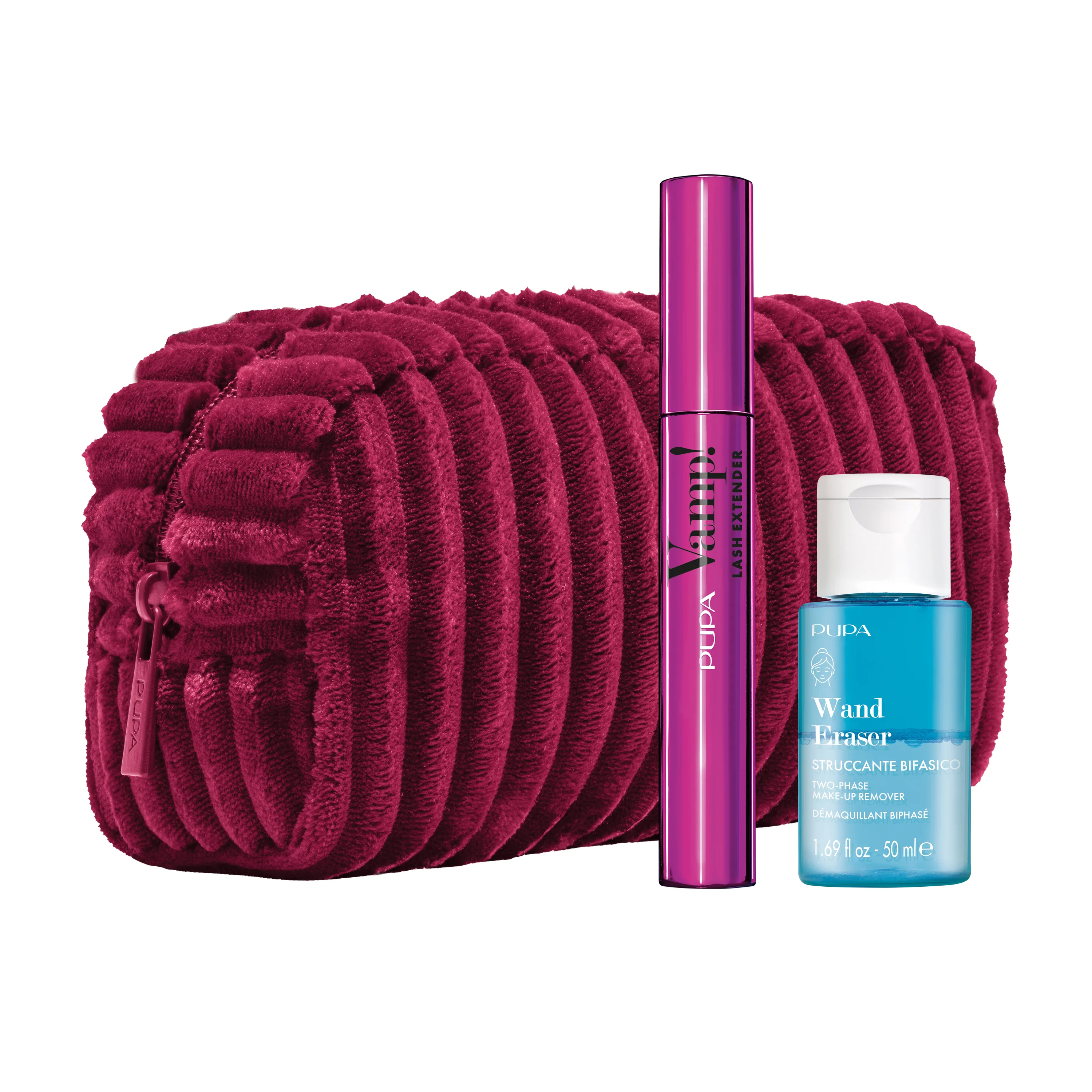 Vamp! Ripsipidennys + Mini Biphasic Wand Eraser - Meikkisetti, Ripsiväri