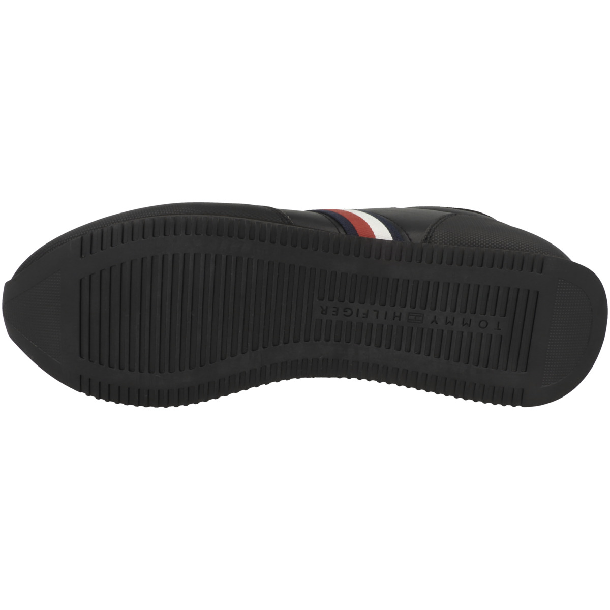 Tommy Hilfiger Core Low Runner Pu Leather Sneaker Low schwarz