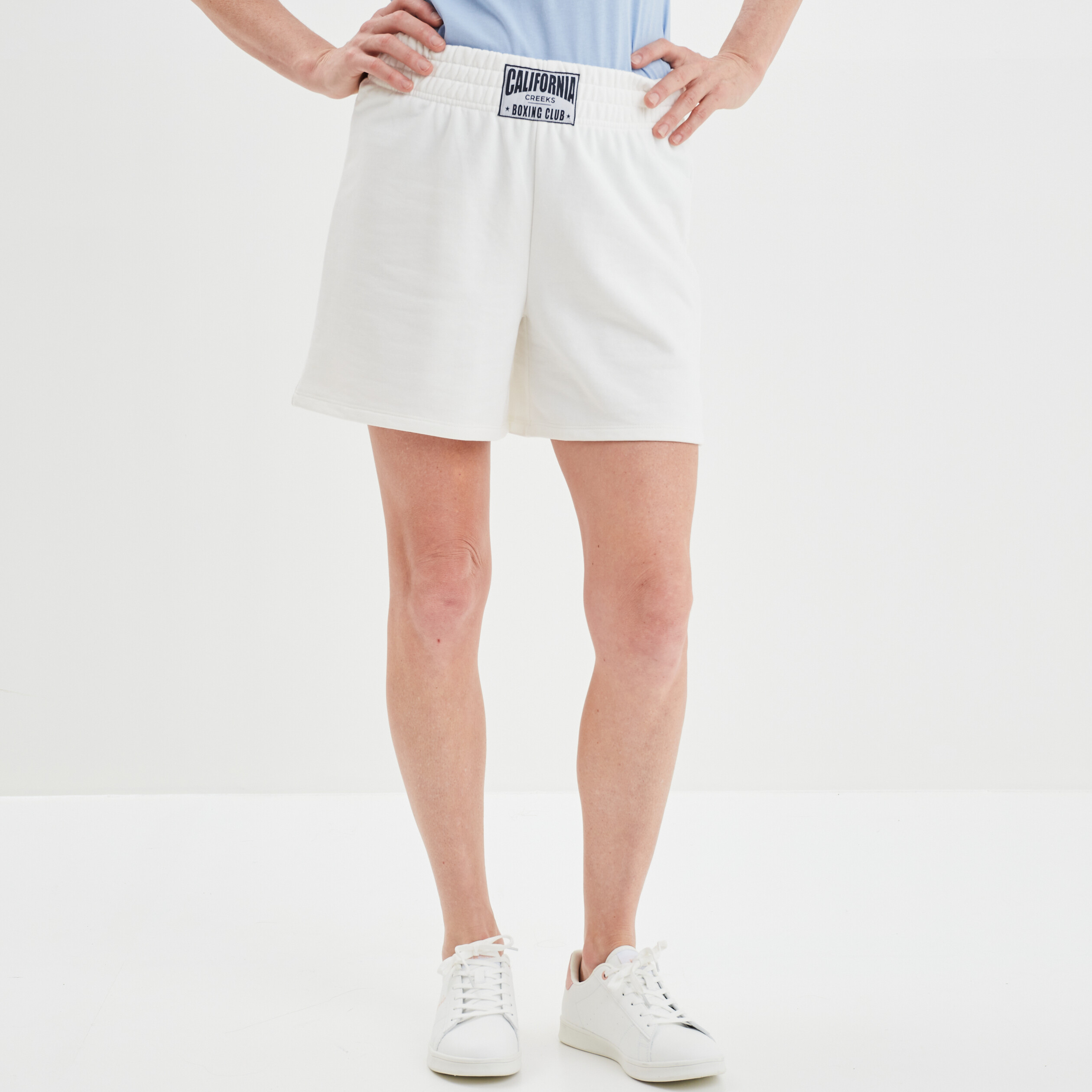 Jogging-Short Creeks blanc femme | La Halle