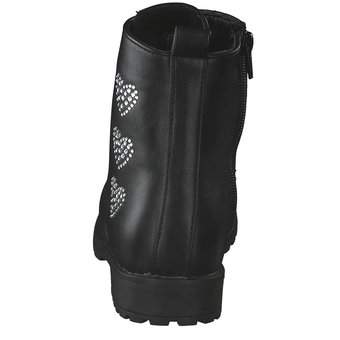 Barbarella Schnür Boots in schwarz
