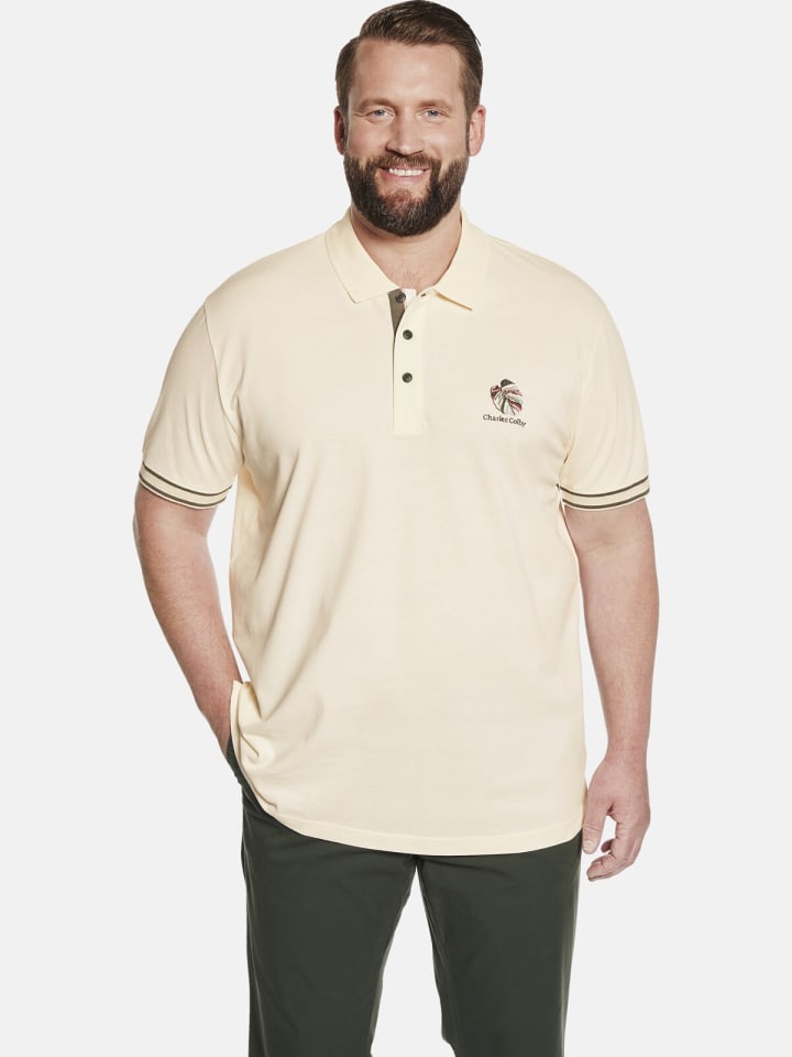 Charles Colby Poloshirt EARL KAHEDIN in wollweiß günstig kaufen