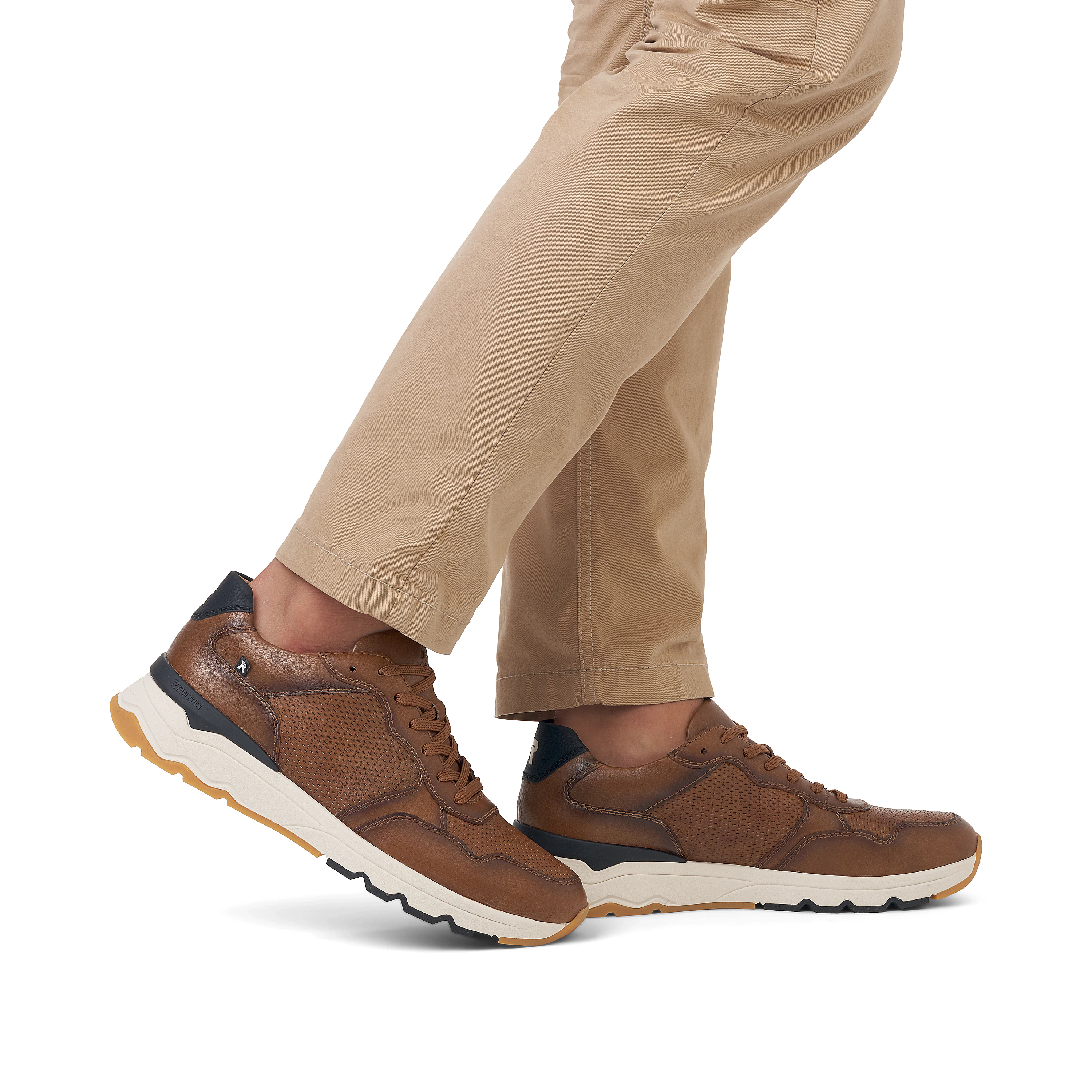Rieker Herren Sneaker Low nut brown