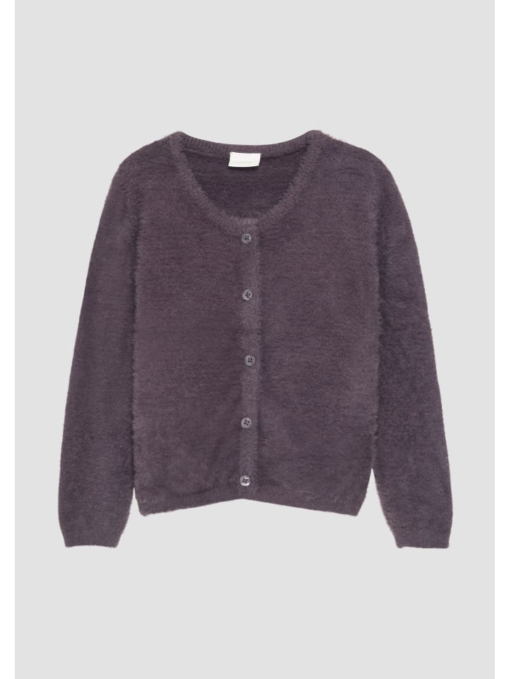 s.Oliver Strickjacke langarm in Lila günstig kaufen