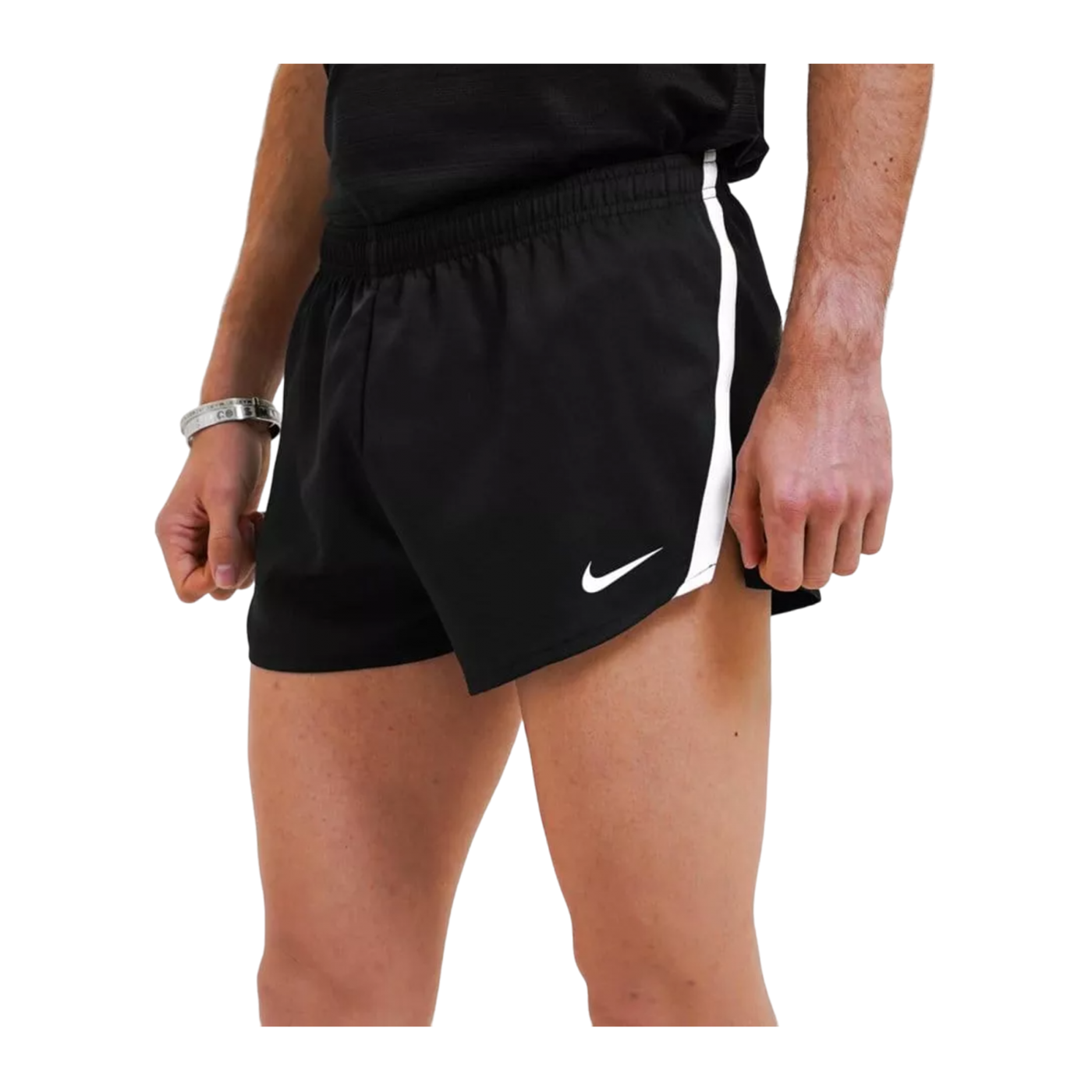 Nike Stock Fast 2 Short Running Schwarz F010