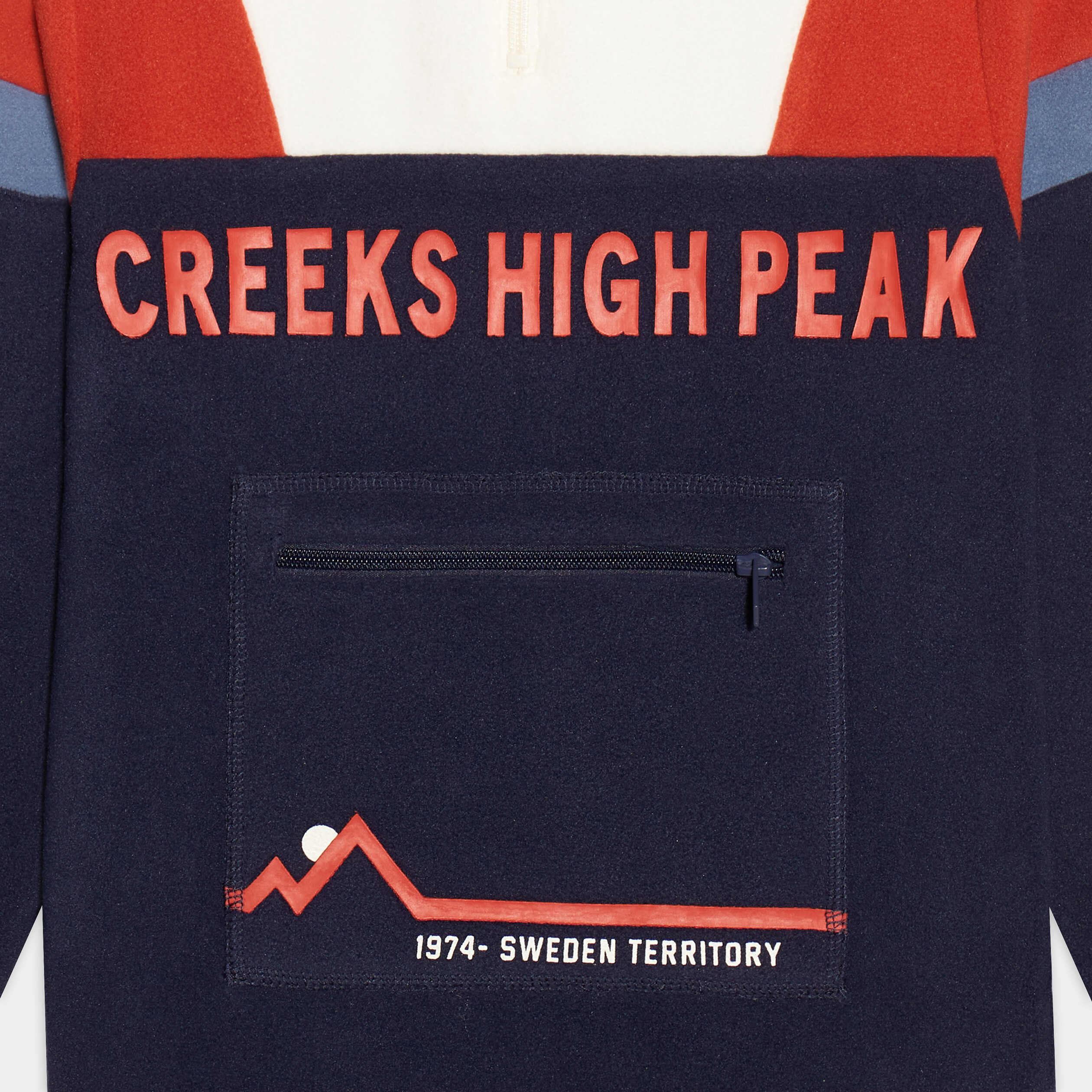 Sweat manches longues Creeks bleu marine garçon | La Halle