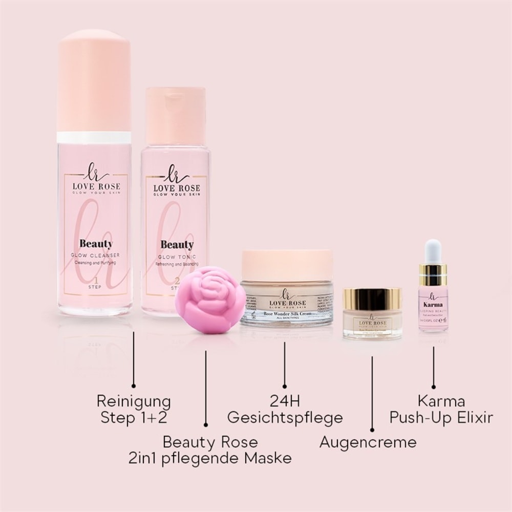 Love Rose Cosmetics Coffret kit de soins Coffret cadeau