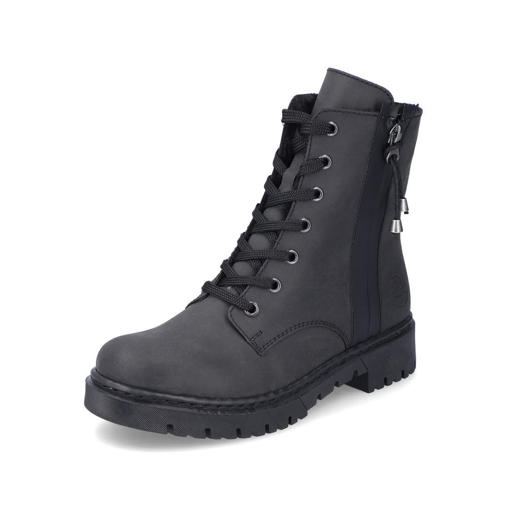 RIEKER Stiefeletten schwarz HWK Damen Stiefel