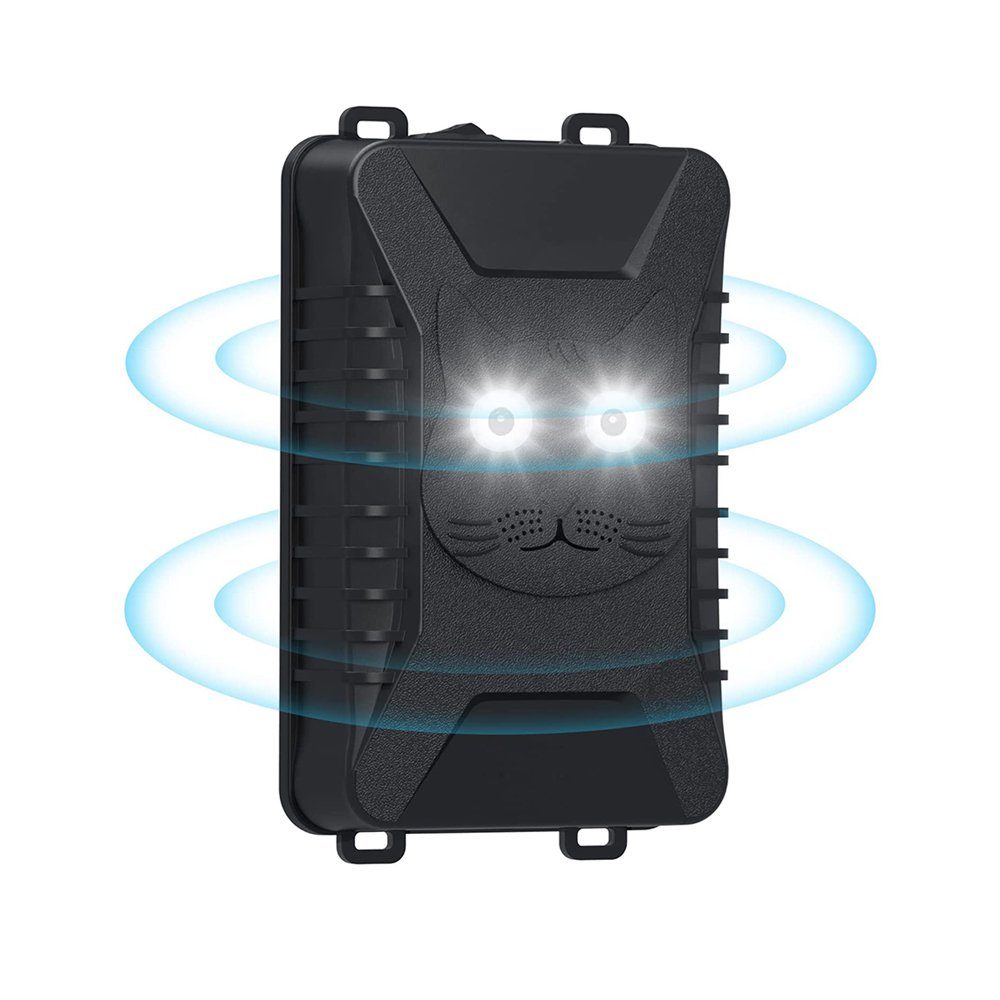 XIIW Ultraschall-Tierabwehr DC 5-12V Ultraschall Marderschutz Auto Marderschreck Marderabwehr, 18-36kHz 0.1W Schwarz