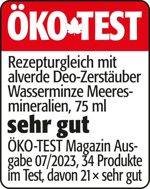 Deo Spray Aqua Wasserminze Meeresmineralien, 75 ml