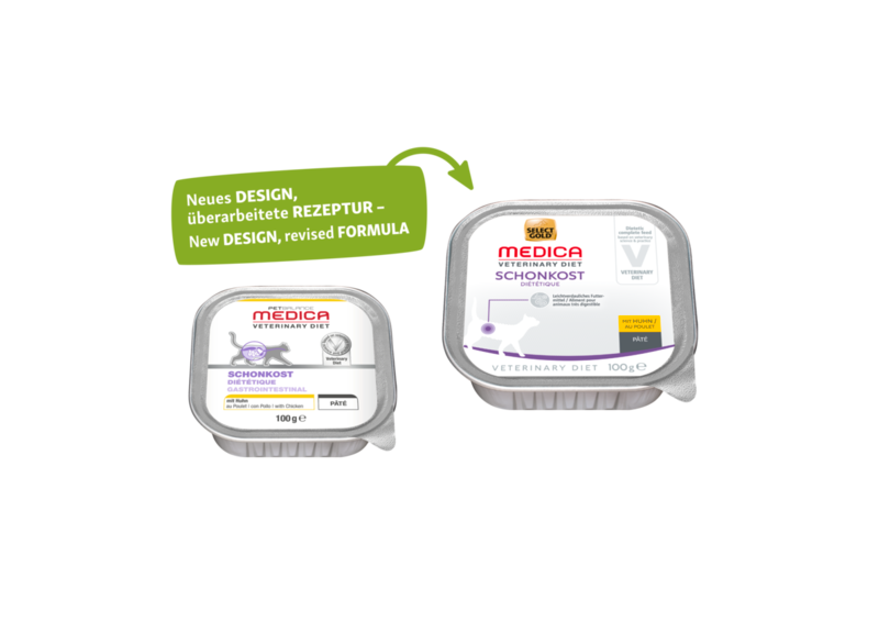 SELECT GOLD Nassfutter SELECT GOLD Medica Schonkost 16x100g Huhn