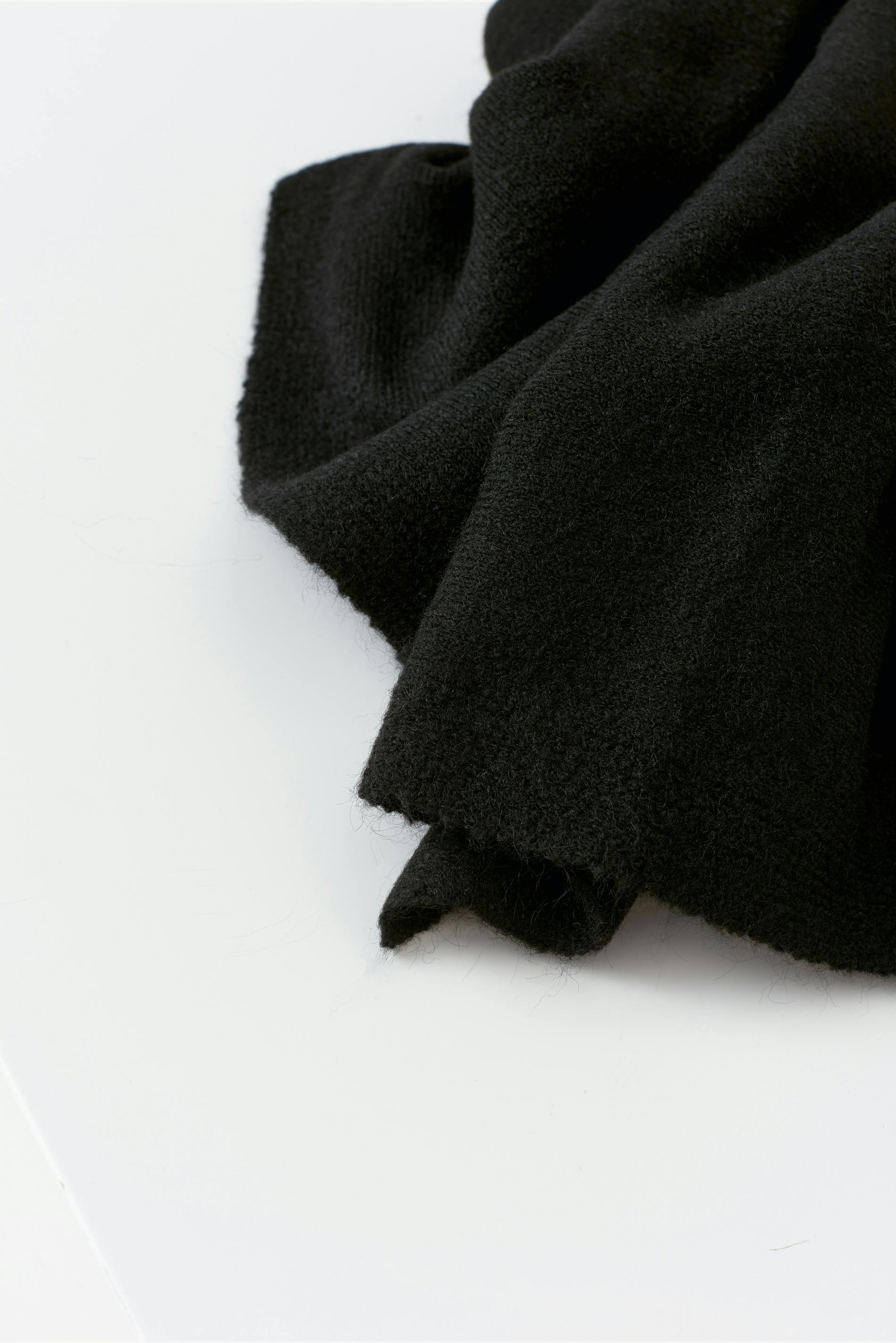 Soft knitted scarf