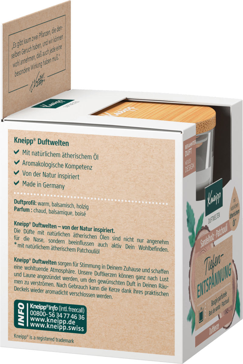 Duftkerze im Glas Tiefenentspannung 145g, 1 St