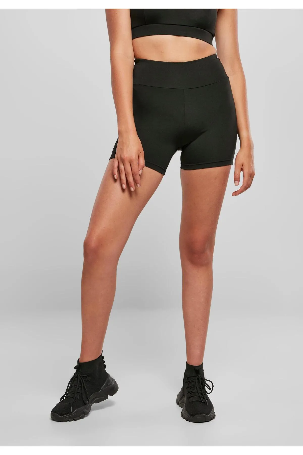 Urban Classics  Kurze Sporthose - Schwarz - Hoher Bund