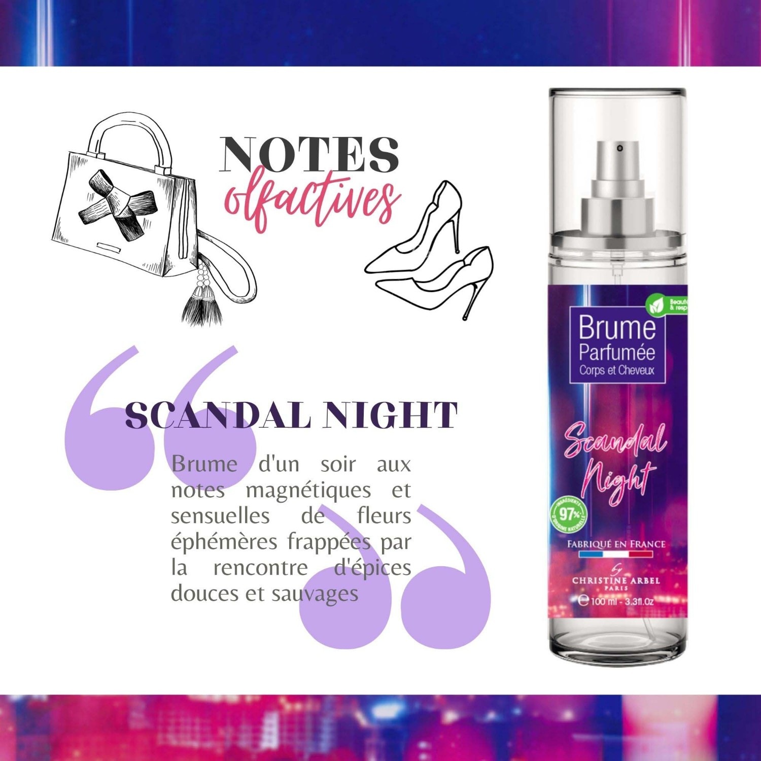 Christine Arbel Scandal noćna maglica za tijelo i kosu 100 ml