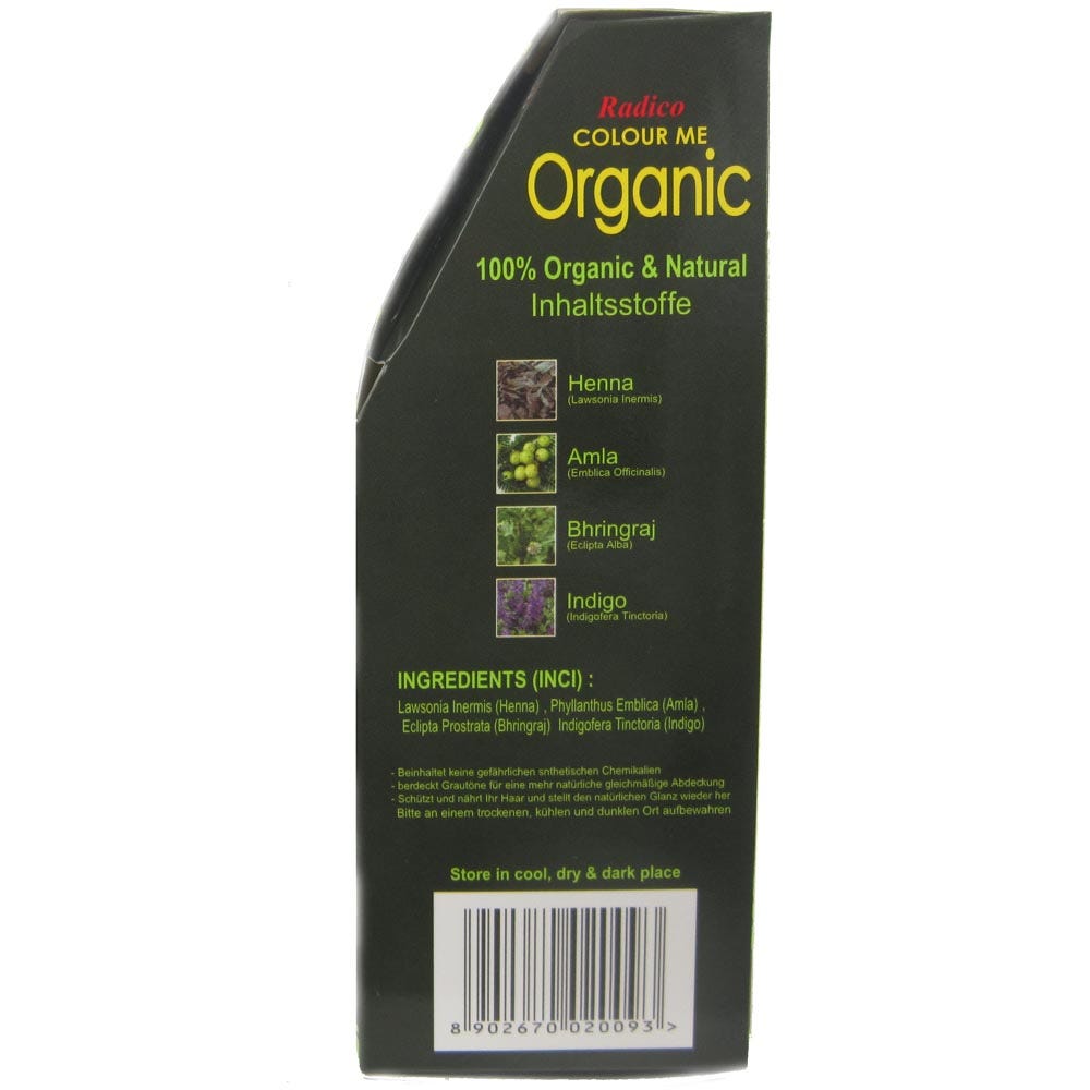 Radico Colour Me Organic Soft Black 100 g