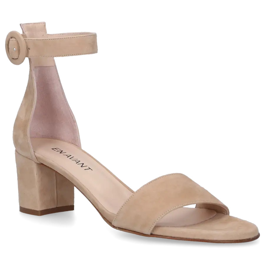 EN AVANT - Sandalen GR4 Veloursleder - beige