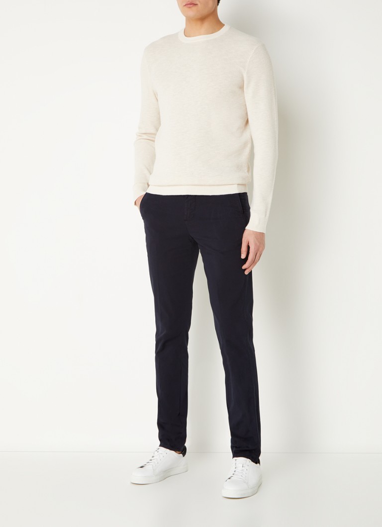 Maglione Profuomo in piqué di cotone a maglia fine