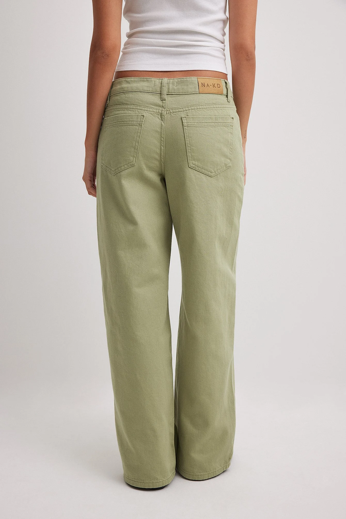 Oversize-Jeans mit tiefer Taille