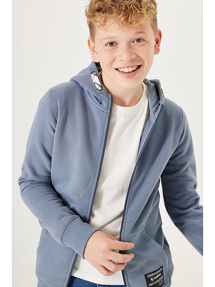 Garcia Sweatjacke in Blau/ Grau günstig kaufen 140/146