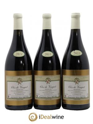 Clos de Vougeot Grand Cru Domaine Dubois & Fils 2011 - Lot de 3 Magnums