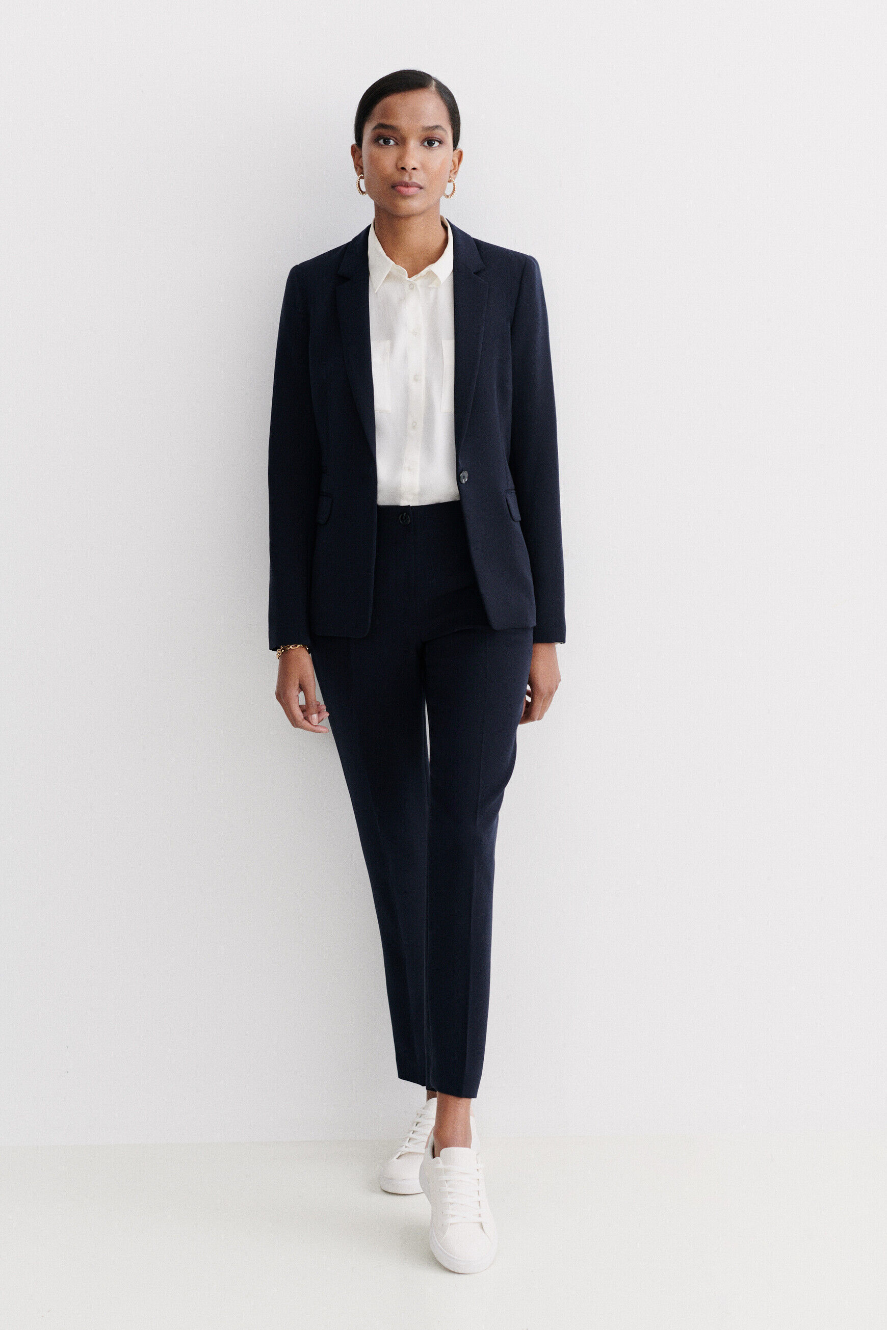 Blazer vantea bleu marine femme